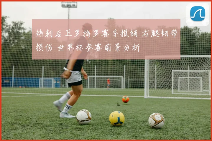 热刺后卫罗梅罗赛季报销 右腿韧带损伤 世界杯参赛前景分析